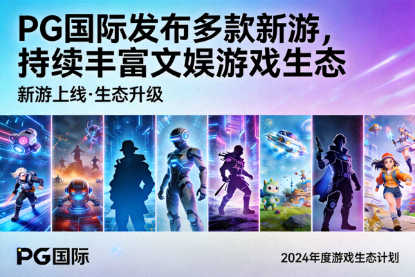 PG国际发布多款新游，持续丰富文娱游戏生态