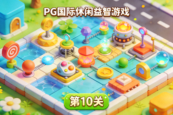 PG国际开发的休闲益智类游戏画面，色彩明亮，关卡设计巧妙
