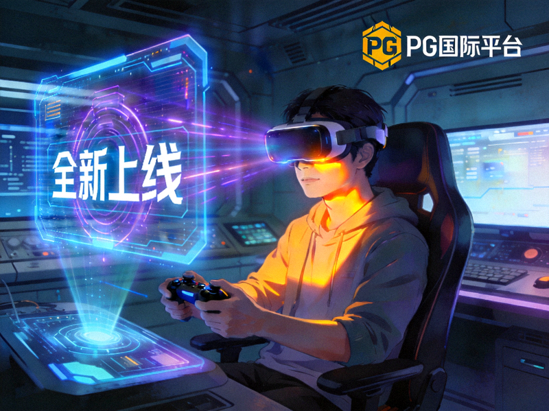 PG国际平台沉浸式游戏体验场景 - 玩家正在体验全新上线的游戏平台