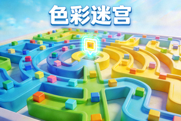 PG国际新发布休闲益智游戏《色彩迷宫》明亮关卡设计