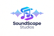 专注于游戏音效与音乐制作的创意公司SoundScape Studios的Logo